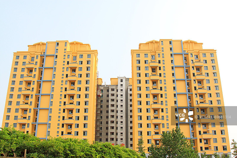 新建的高层建筑图片素材