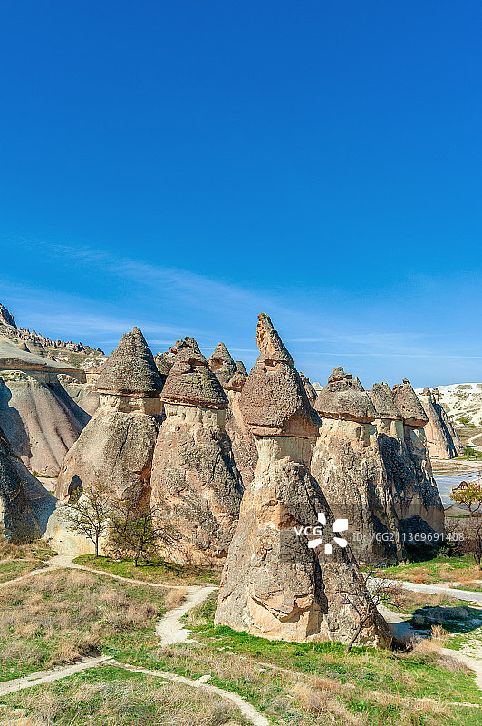 土耳其格雷梅卡帕多奇亚精灵的烟囱图片素材
