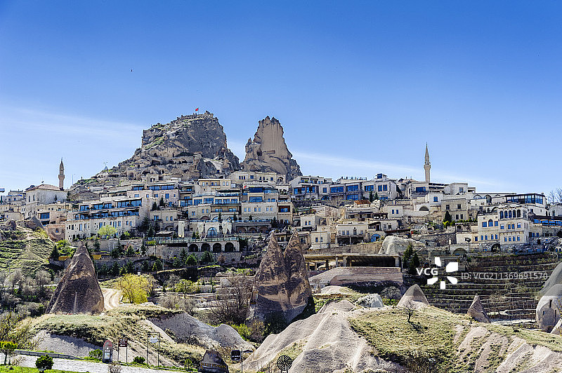 土耳其格雷梅卡帕多奇亚乌奇希萨尔城堡图片素材