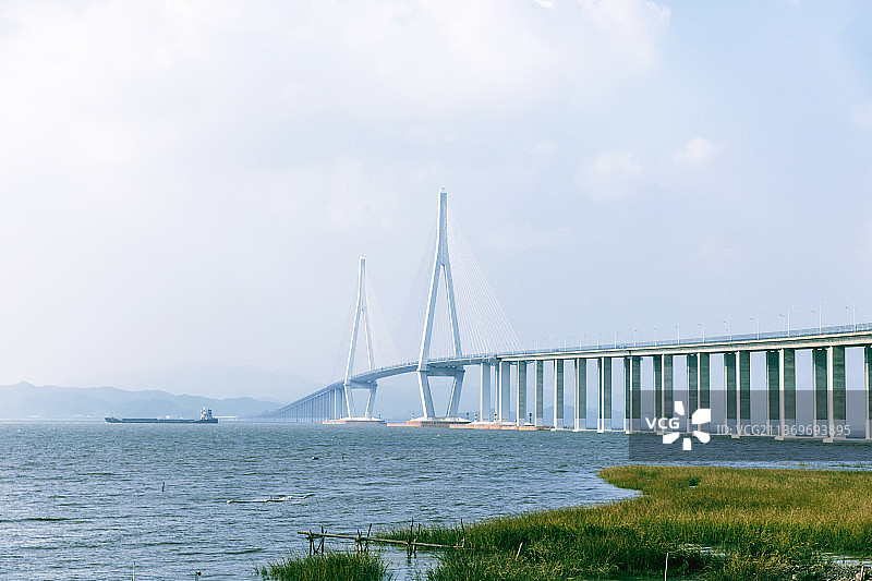 浙江象山港大桥跨海大桥图片素材