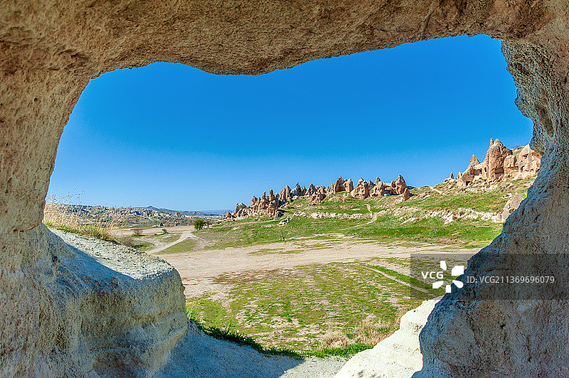 土耳其格雷梅卡帕多奇亚玫瑰谷图片素材