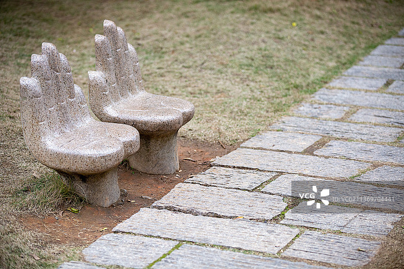 公园长椅图片素材