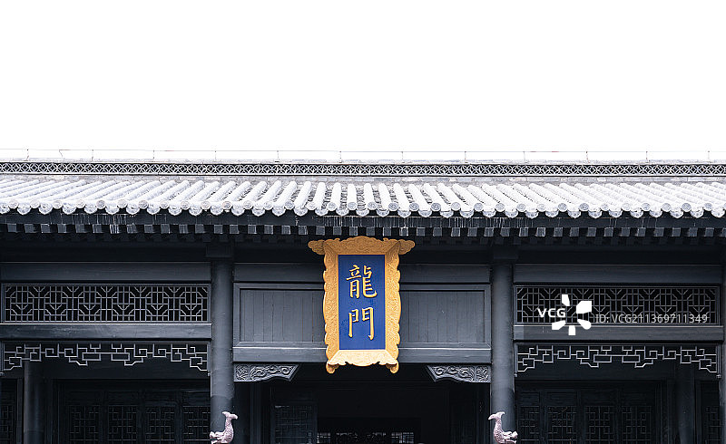 临沂沂州古城景区龙门图片素材