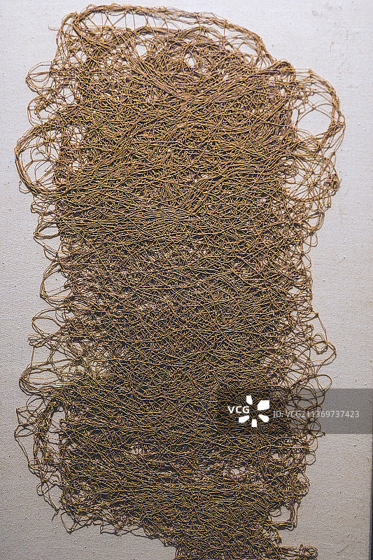 古代丝质品麻布制品图片素材