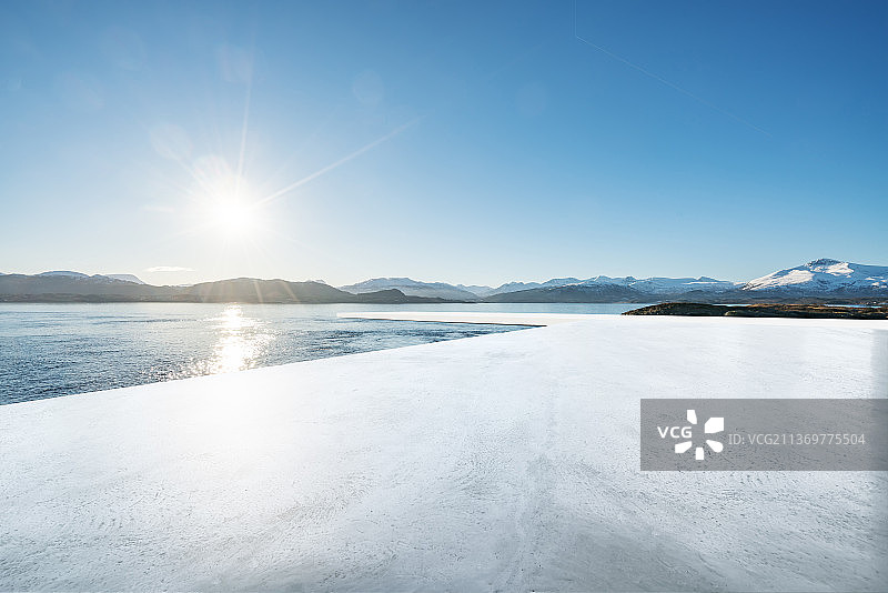 北欧挪威户外自然风光平台图片素材