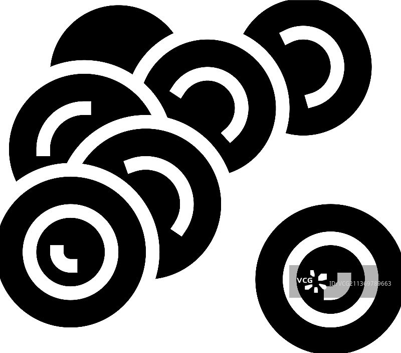 鲑鱼鸡蛋标志图标图片素材