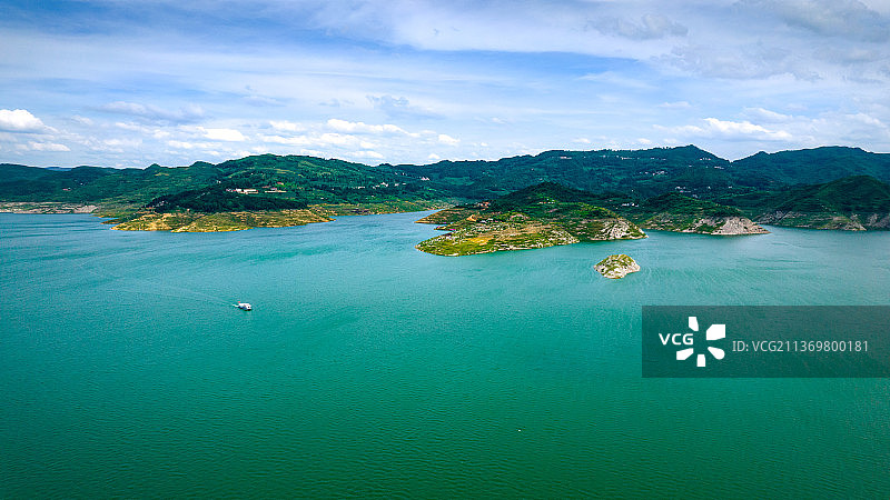 贵州省毕节支嘎阿鲁湖图片素材