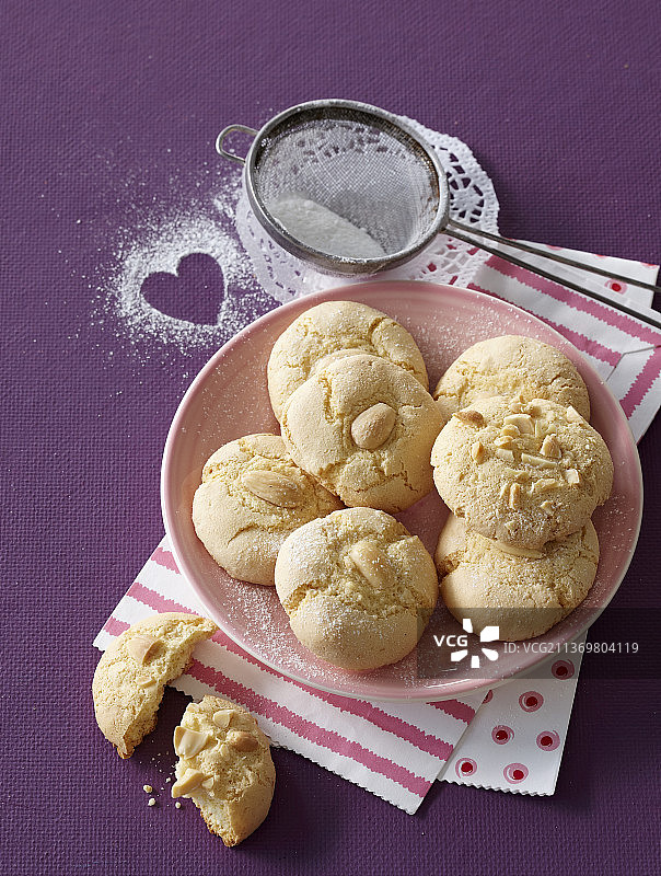 杏仁饼干图片素材