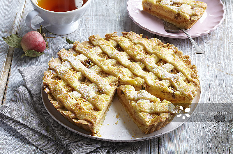 双馅脆皮蛋糕图片素材