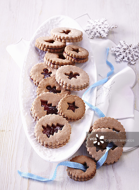 林茨斯佩尔特圣诞饼干图片素材