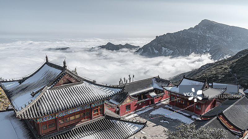 天空之承-承恩寺图片素材