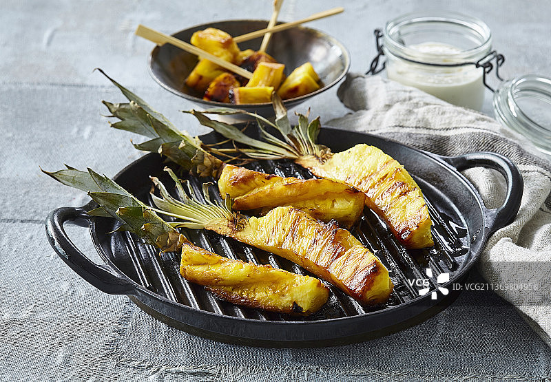 烤菠萝图片素材