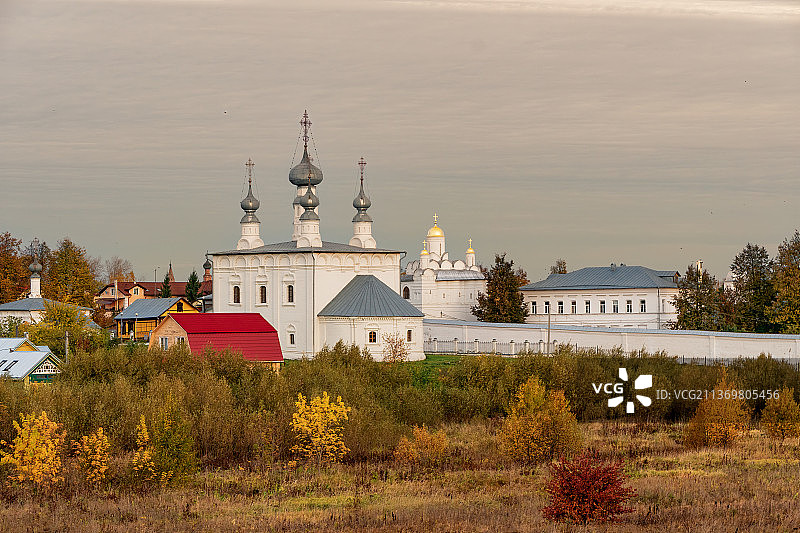 俄罗斯苏兹达尔清晨风光图片素材