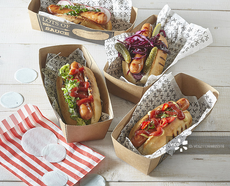 烧烤热狗图片素材