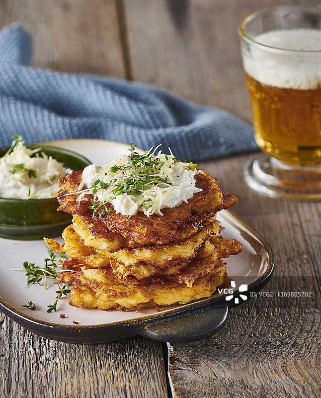 辣根土豆饼图片素材