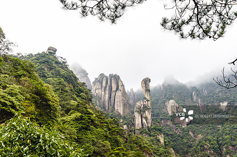 中国江西上饶三清山风景区图片素材
