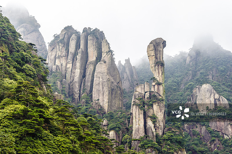 中国江西上饶三清山风景区图片素材