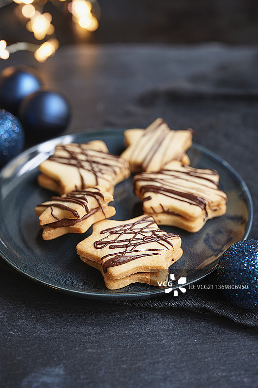 牛轧糖夹心饼干图片素材