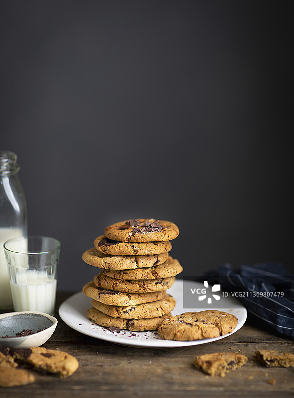 巧克力饼干图片素材