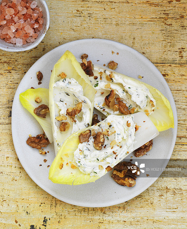 菊苣核桃沙拉图片素材