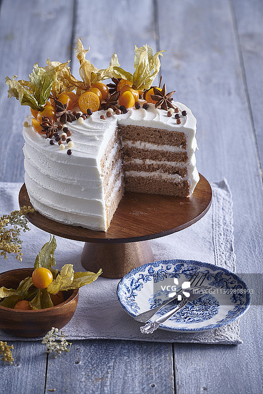 八角茴香蛋糕图片素材