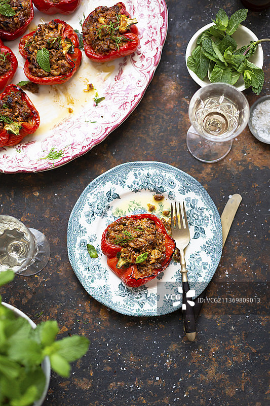 酿红辣椒图片素材