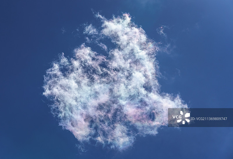 七彩祥云图片素材