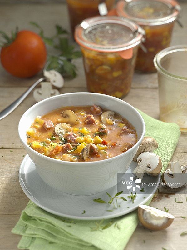 披萨汤图片素材