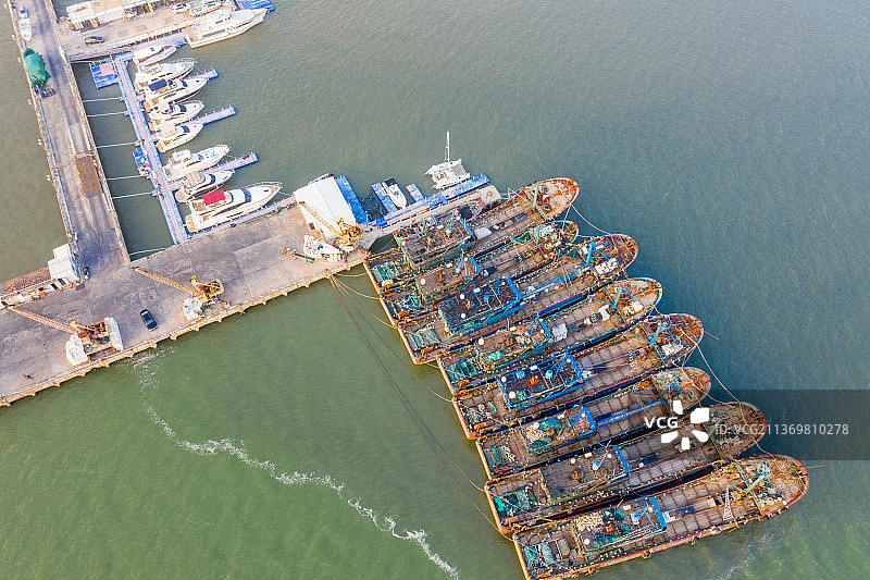 渔船码头图片素材