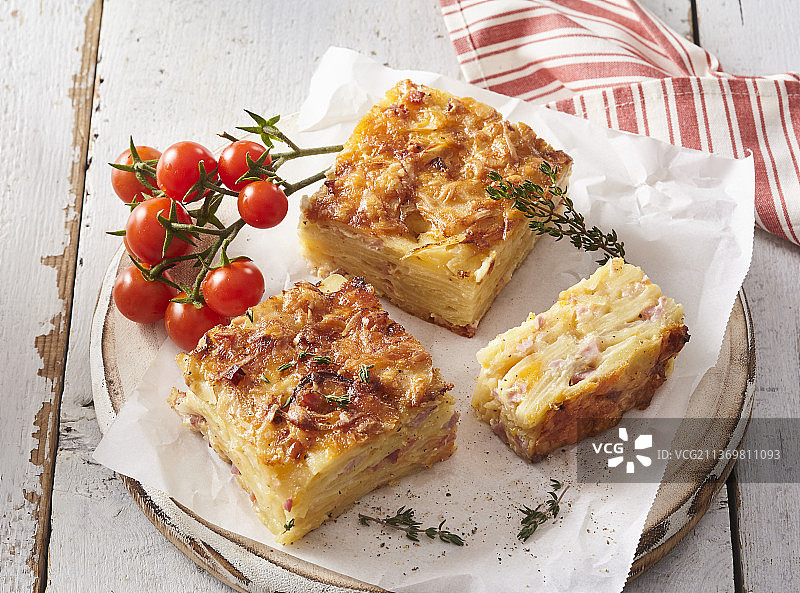 分层土豆焗烤图片素材