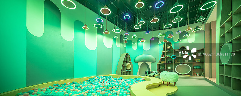 儿童娱乐活动房间图片素材