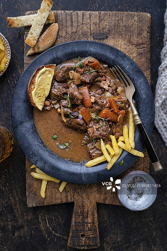 法兰德斯啤酒炖牛肉图片素材