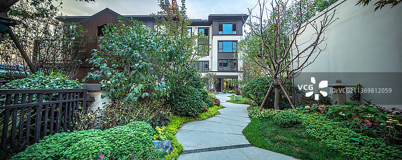 房地产庭院园林图片素材