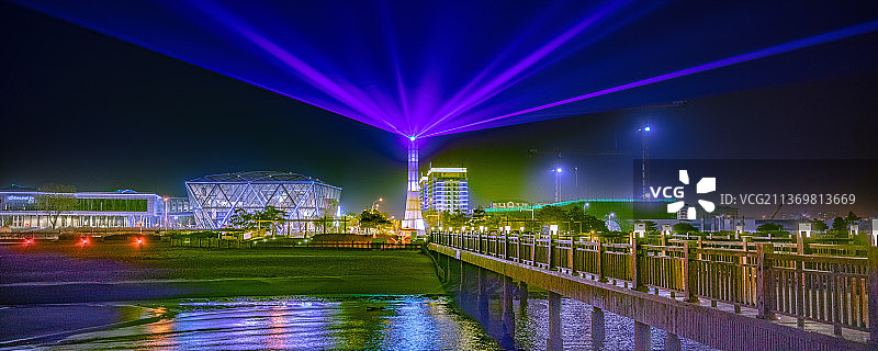 秦皇岛南戴河海边灯塔图片素材