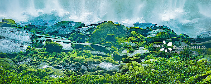 重庆万州大瀑布风景图片素材