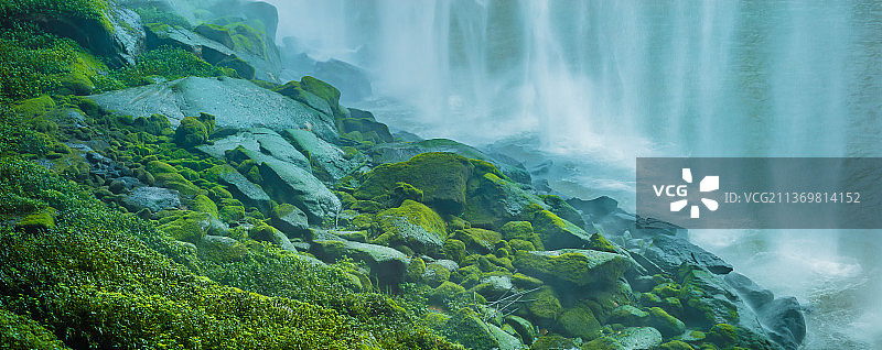重庆万州大瀑布风景图片素材