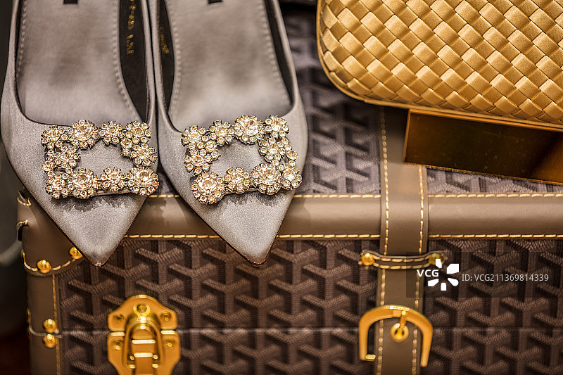 衣帽间高跟鞋图片素材