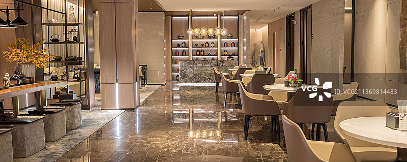 豪华酒店内餐厅图片素材