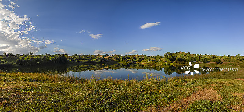 中国内蒙古锡林郭勒多伦姑娘湖图片素材
