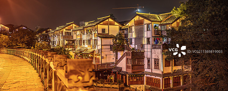 重庆磁器口住宅建筑图片素材