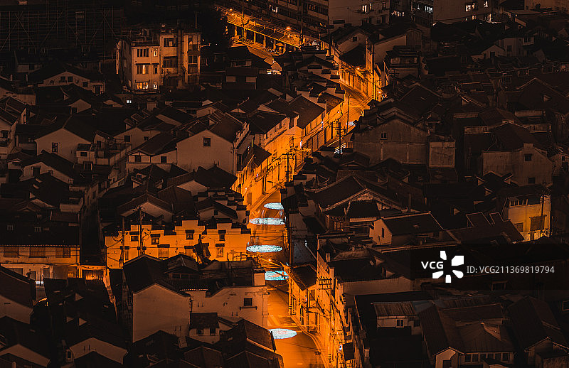 石库门建筑群图片素材