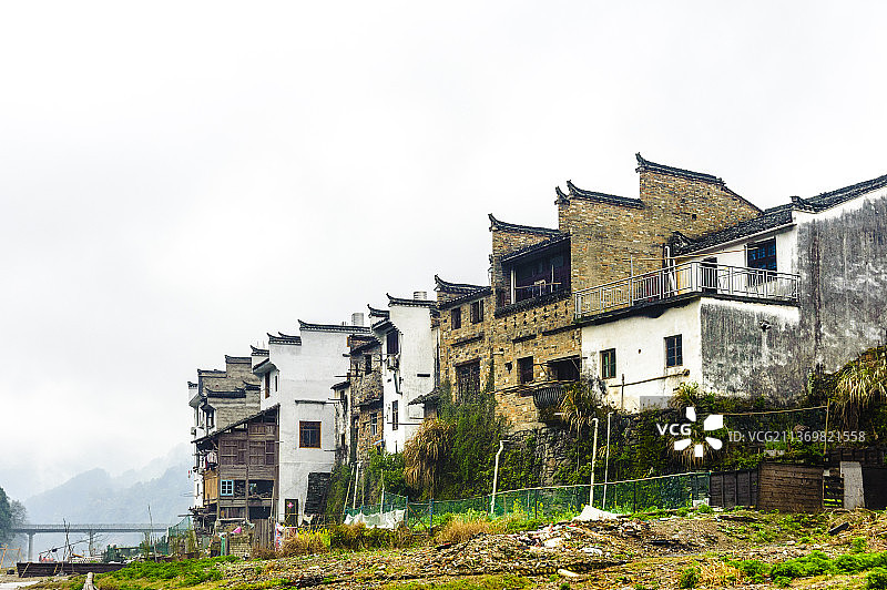 中国江西上饶婺源汪口景区图片素材