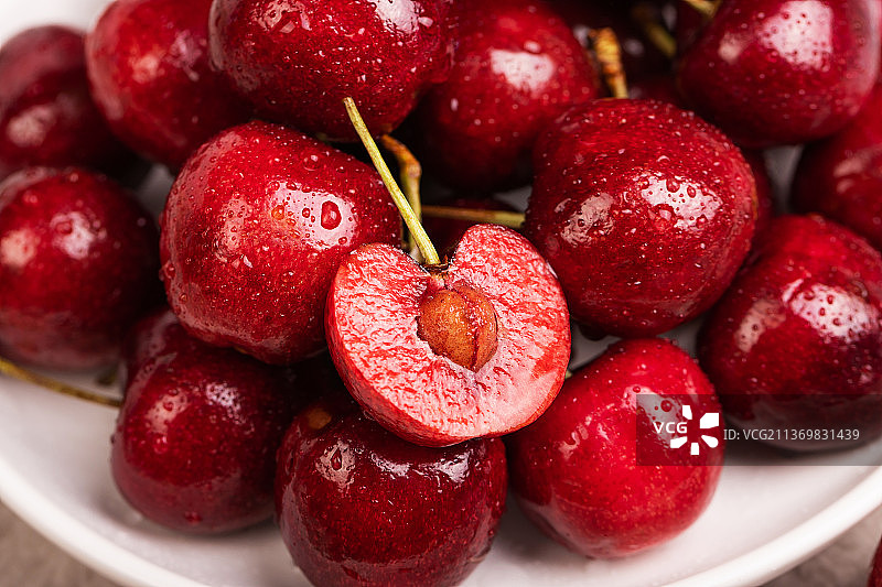 新鲜的车厘子图片素材