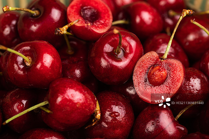 新鲜的车厘子图片素材