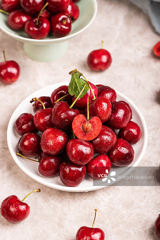 新鲜的车厘子图片素材