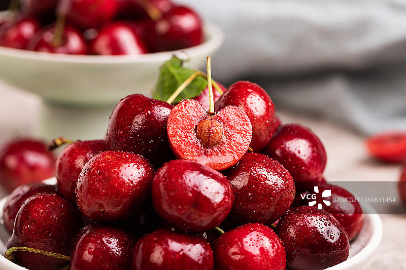 新鲜的车厘子图片素材