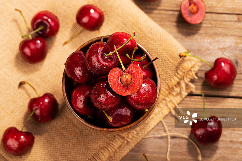 新鲜的车厘子图片素材