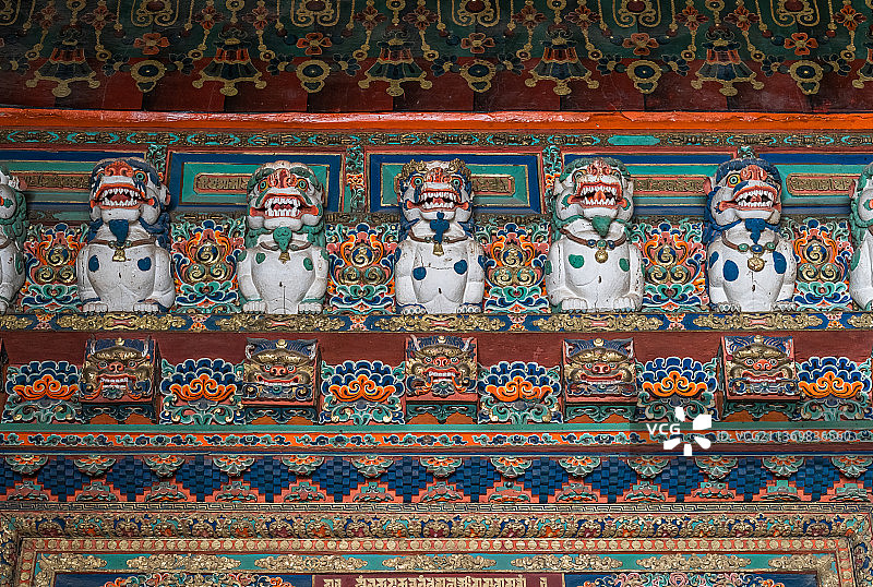 甘丹寺图片素材