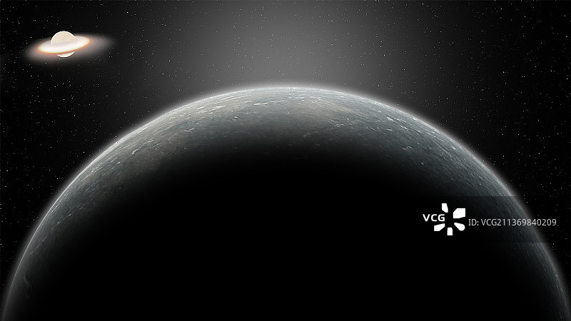 太空视角的星系和地球图片素材