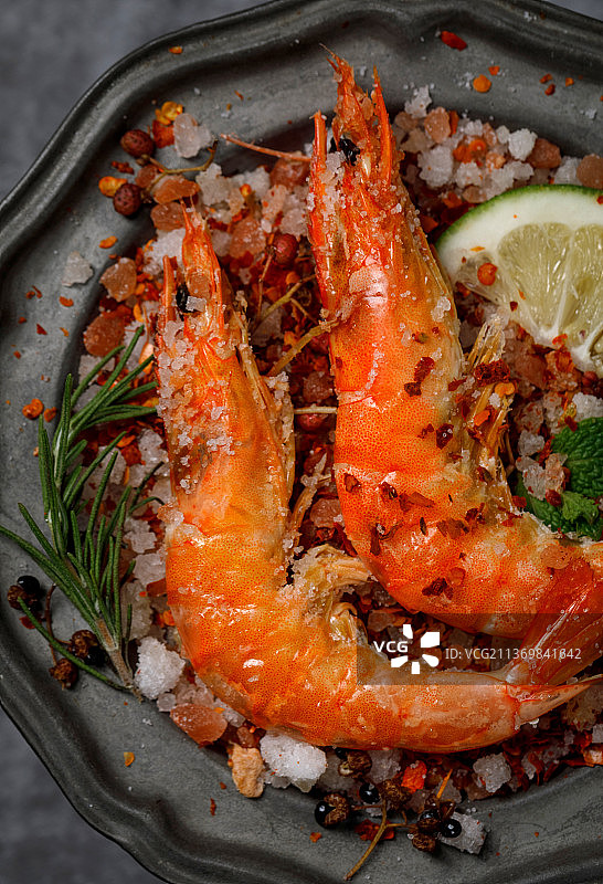 美味好吃的大虾图片素材